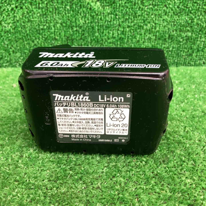 マキタ makita リチウムイオン バッテリー 18V 6.0Ah BL1860B 【鴻巣店】