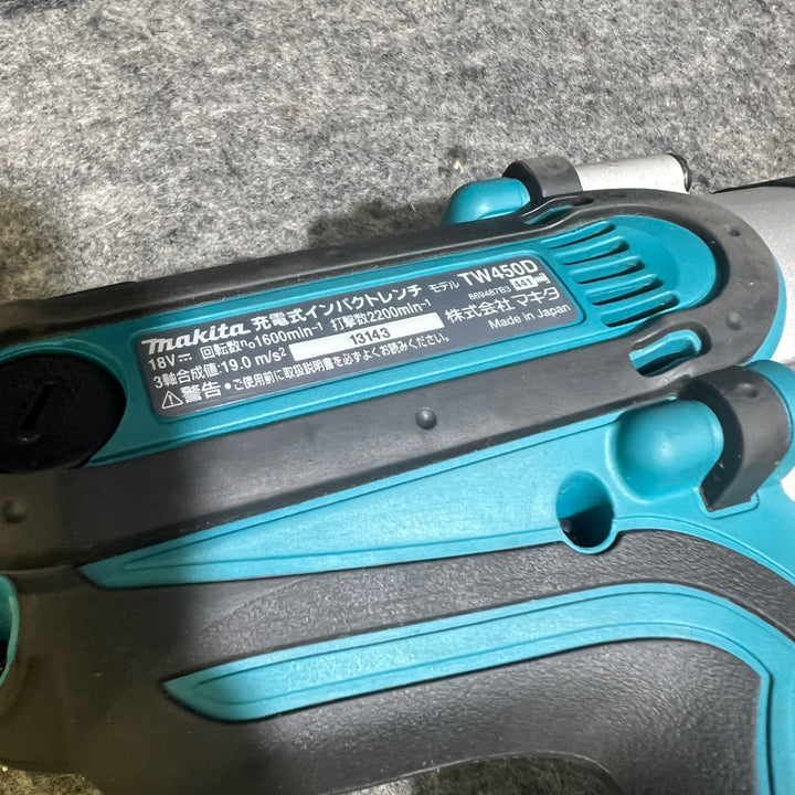 〇マキタ(makita) コードレスインパクトレンチ TW450DRFX【桶川店】