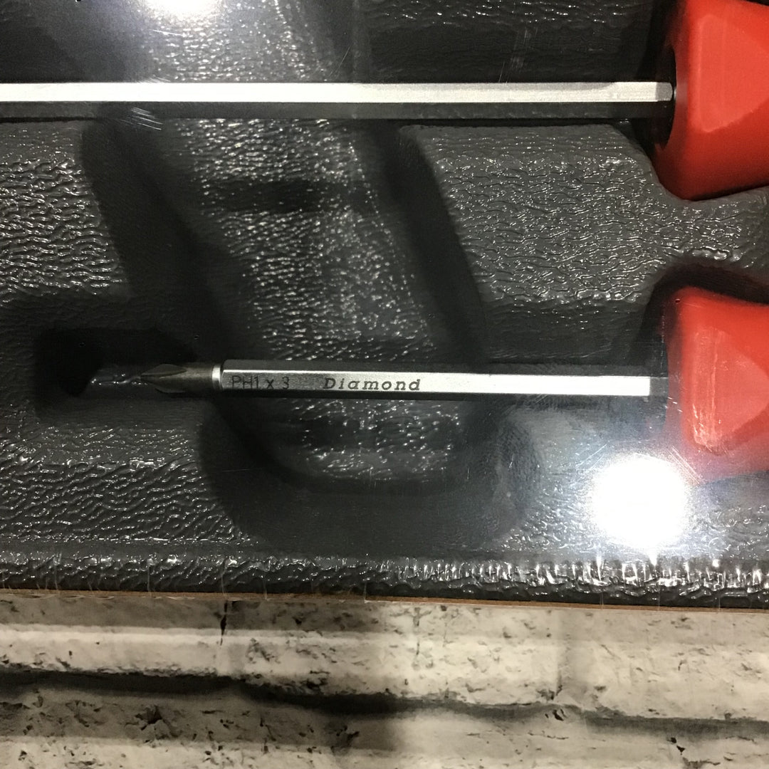 スナップオン(Snap-on) ダイアモンドブレードプラスドライバー5本セット SGDDP50BR 【川口店】