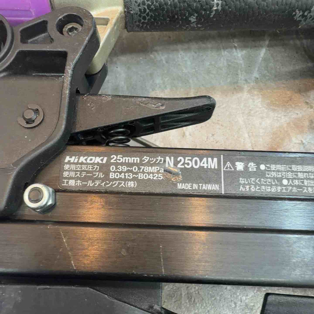 ☆ハイコーキ(HIKOKI ※旧:日立工機) 常圧エアタッカ N2504M【八潮店】