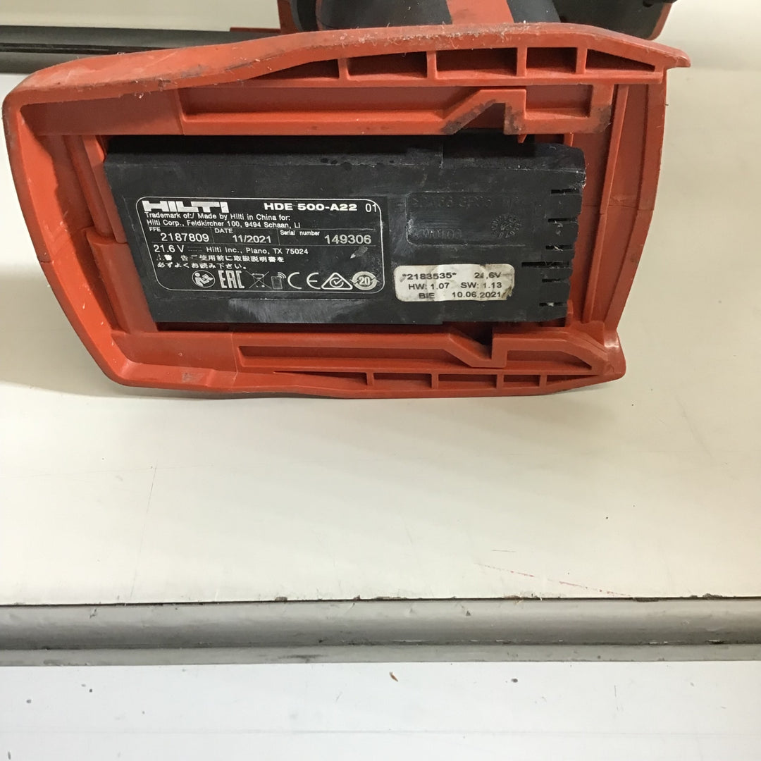 〇ヒルティ(HILTI) コードレスディスペンサー HDE500-A22【戸田店】