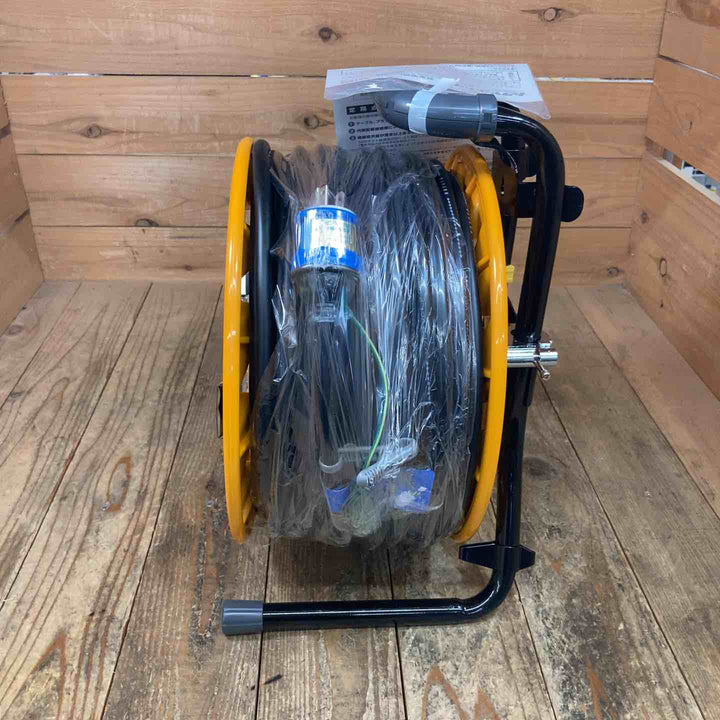◇ハタヤ(HATAYA) 単相100V型ブレーカーリール  50ｍアース付　とび出しプラグ付 BR-501KX(BR-501K) コードリール【所沢店】