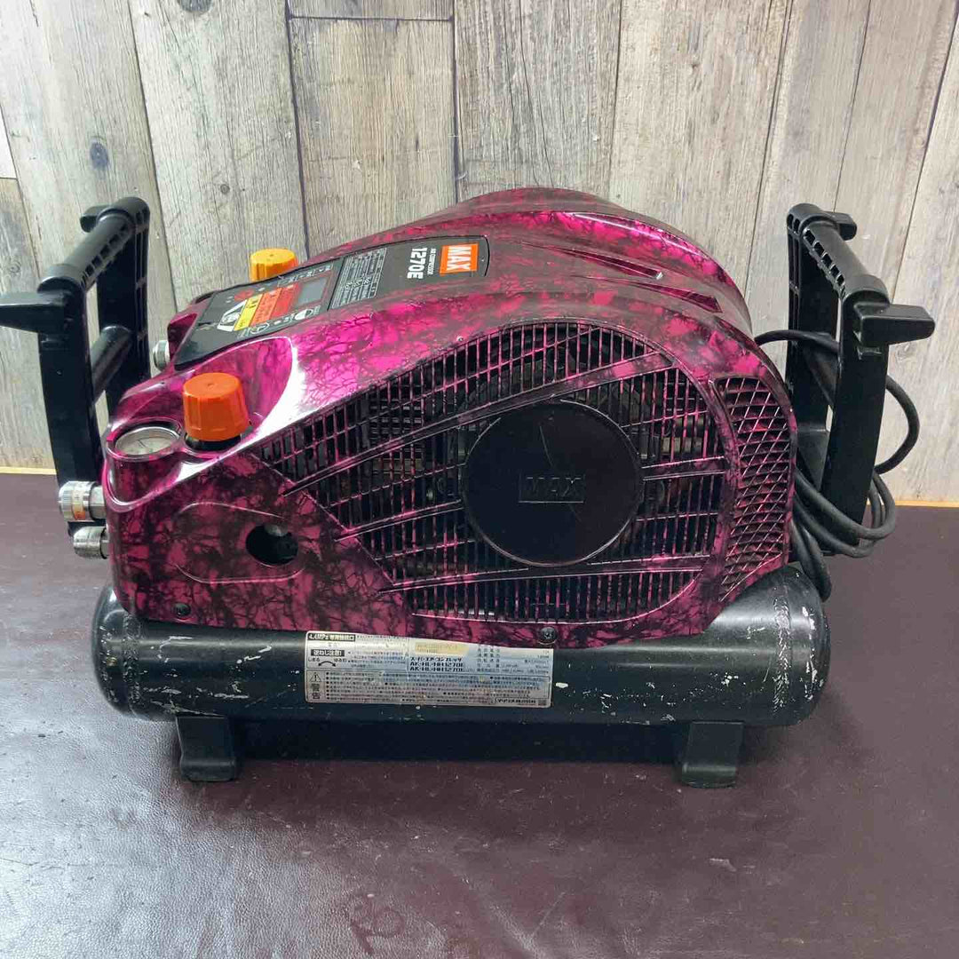 【中古品】マックス(MAX) 常圧/高圧エアコンプレッサー AK-HL1270E ガイアピンク【東大和店】