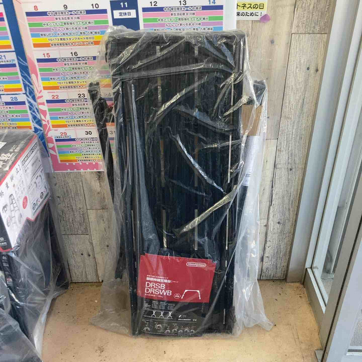 【未使用(店頭展示品)】長谷川工業(Hasegawa) BLACK LABEL 脚部伸縮足場台ブラック DRSWB-1200【東大和店】