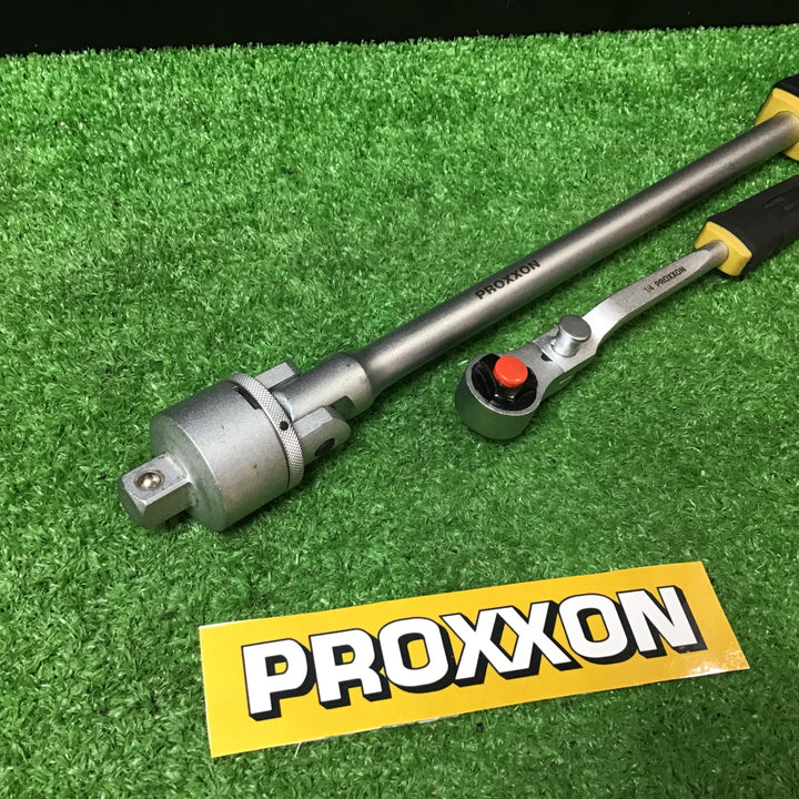 PROXXON(プロクソン) 1/4・1/2フレックスラチェット・コンビネーションレンチ19㎜-8㎜ 8本【岩槻店】