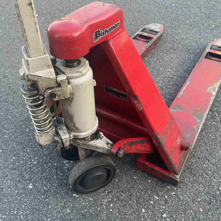 【店頭受取り限定】ビシャモン(Bishamon) ハンドパレットトラック BMP11S-L 1100kg ハンドリフト スギヤス【岩槻店】
