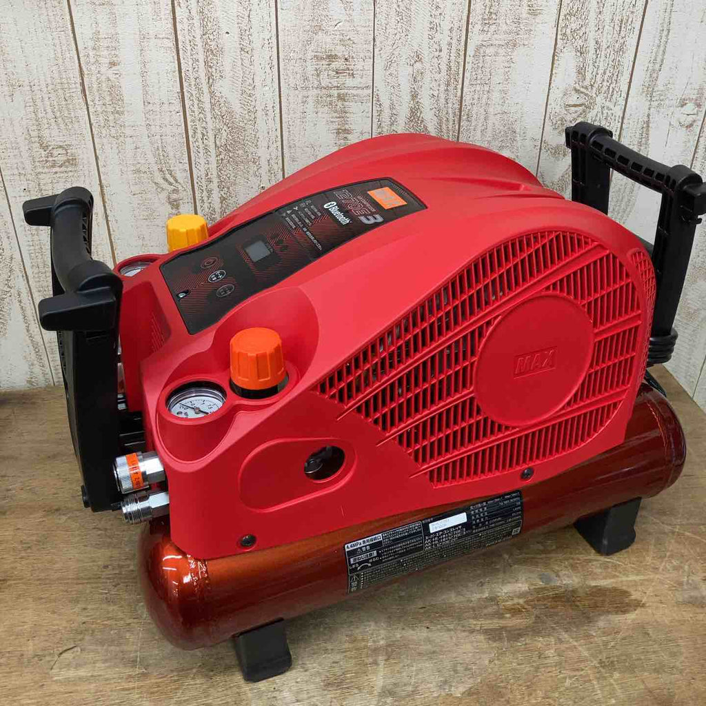 未使用】☆マックス(MAX) エアコンプレッサー AK-HL1270E3_レッド【柏 