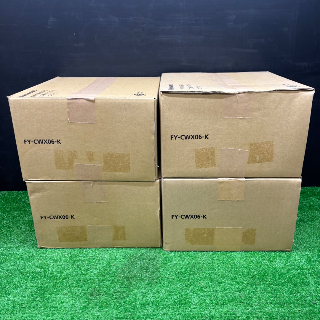 Panasonic パナソニック 二層管パイプフード FY-CWX06-K ブラック 4個セット【電材館越谷店】