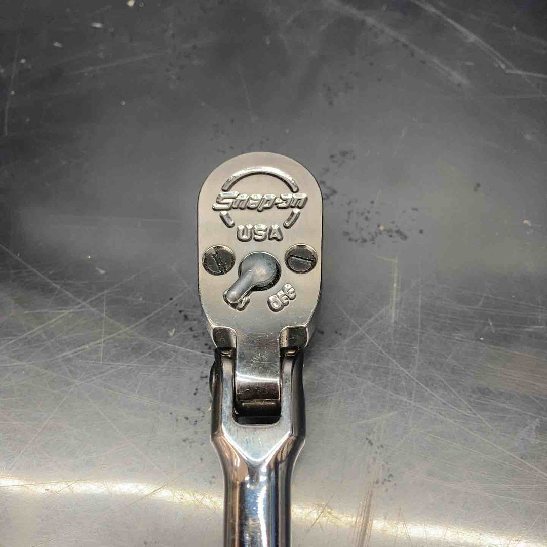 スナップオン(Snap-on) 1/4"エクストラロング フレキシブルラチェットハンドル THLLFD72 イエロー【川越店】