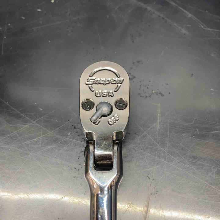 スナップオン(Snap-on) 1/4"エクストラロング フレキシブルラチェットハンドル THLLFD72 イエロー【川越店】
