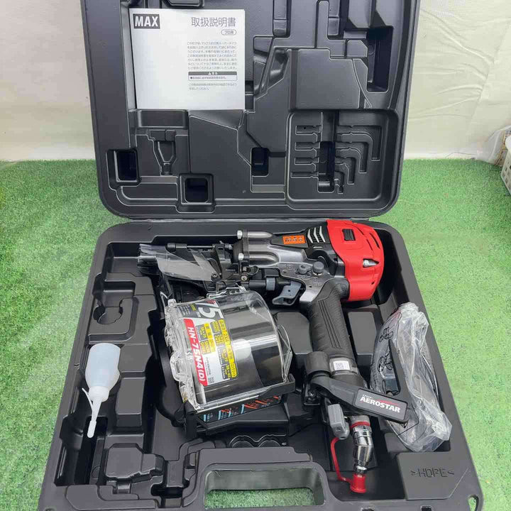 送料無料！【未使用品】★マックス(MAX) 高圧エア釘打ち機 HN-75N4(D)-G