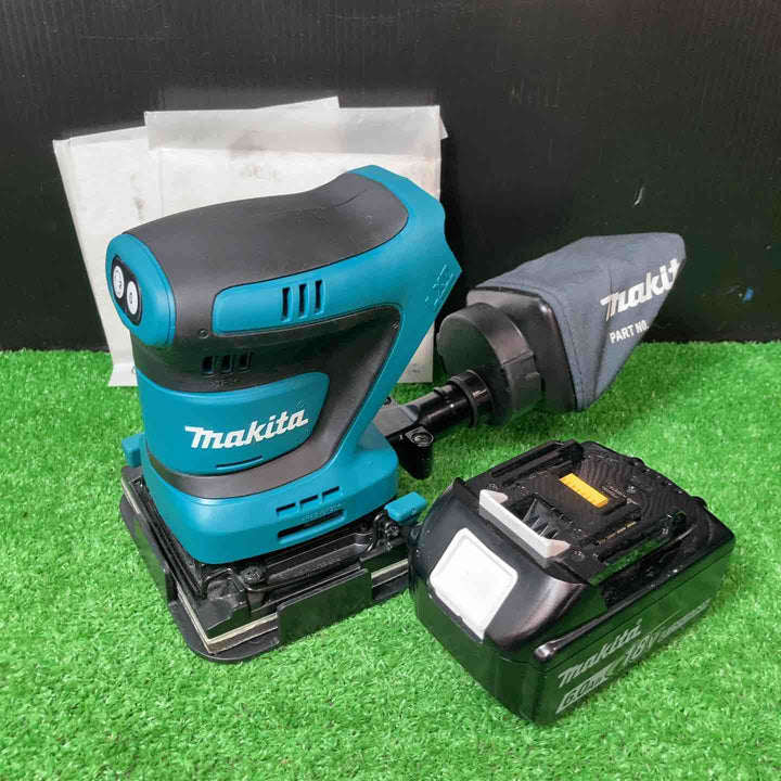 【バッテリー付！】★マキタ(makita) コードレス防じんミニサンダ BO480DZ 18V6.0Ah×1個付き パンチプレートあり【岩槻店】