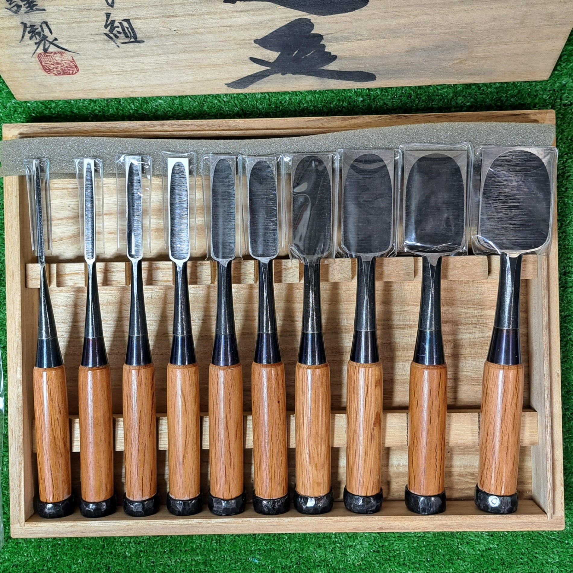 追入 鑿 特級 登録 太進 10本組 共箱 大工道具【岩槻店】 – アクト