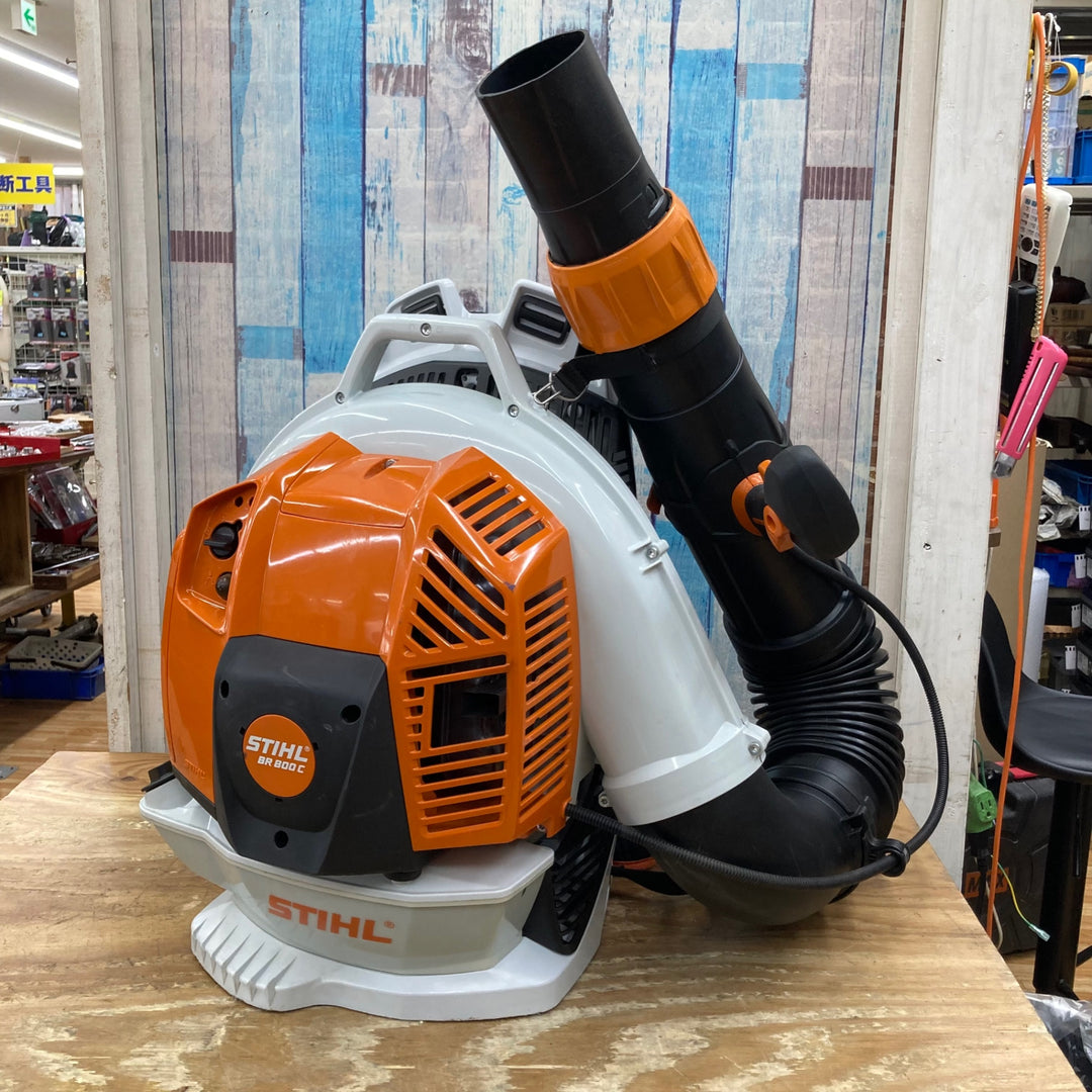 【中古品 / 店頭受取り限定】スチール/STIHL 背負い式エンジンブロワ BR800C-E 混合燃料【柏店】