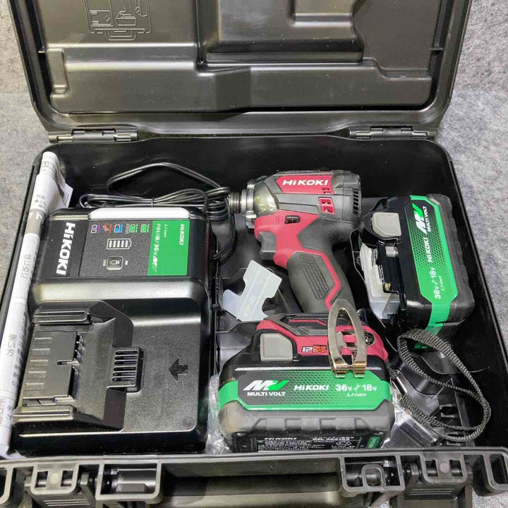 【美品】ハイコーキ(HIKOKI ※旧:日立工機) コードレスインパクトドライバー WH18DC(2XPRZ)【桶川店】