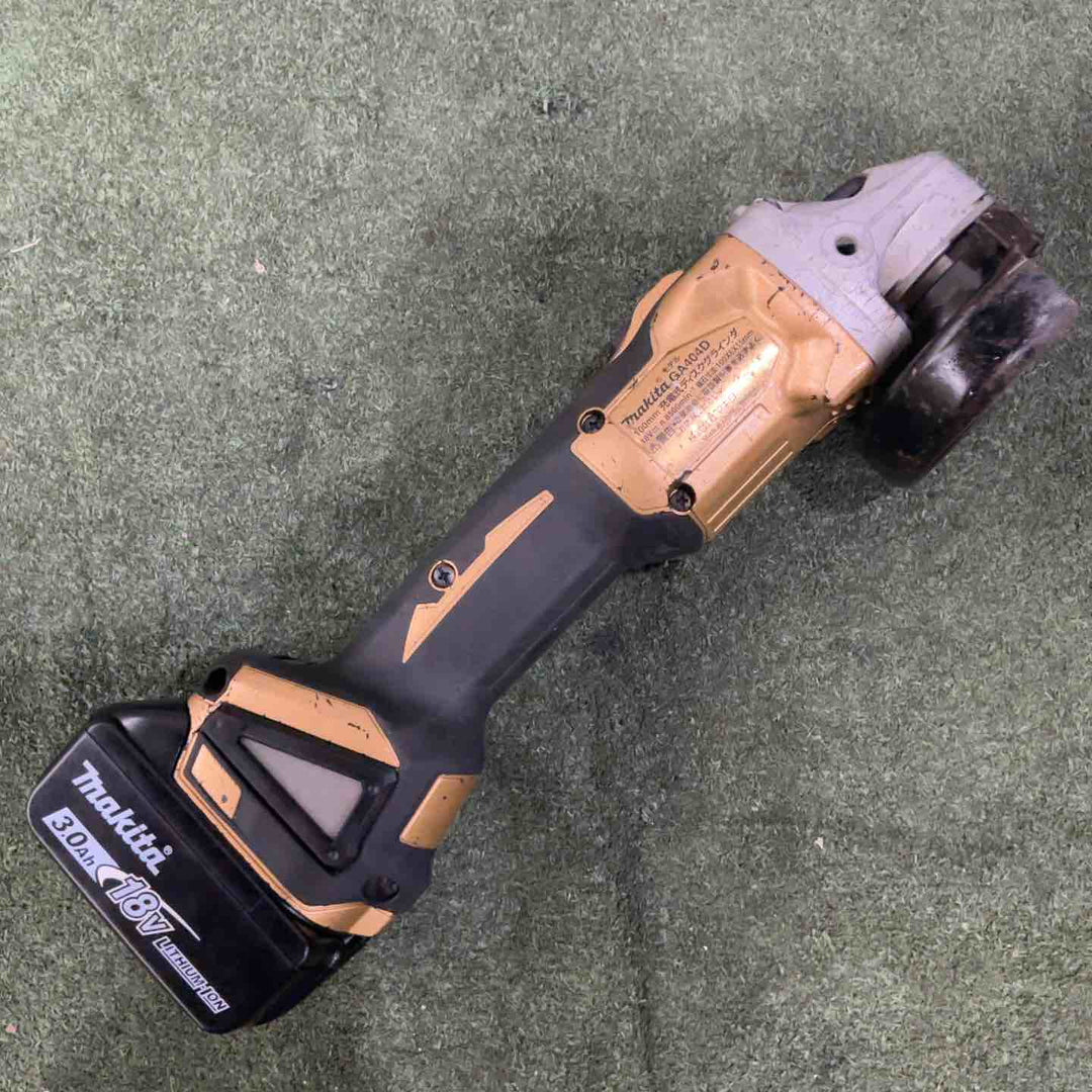 ★マキタ(makita) 100mmコードレスディスクグラインダ GA404DRGXN 18V 動作確認済【川口店】