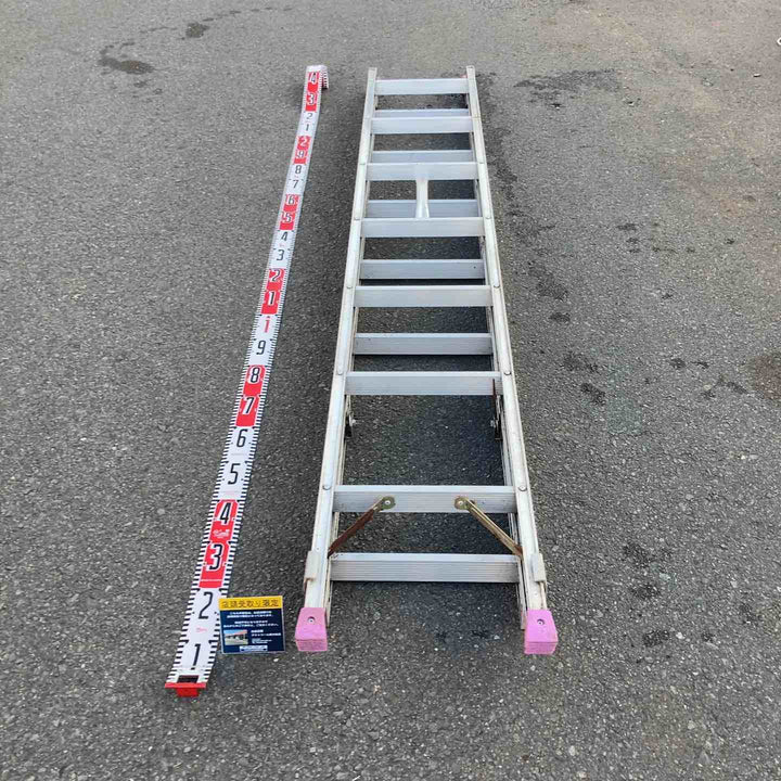 【中古品/店頭受取り限定】 アルインコ(ALINCO) ハンディロック式2連はしご4.02m ANP-40F 【東大和店】