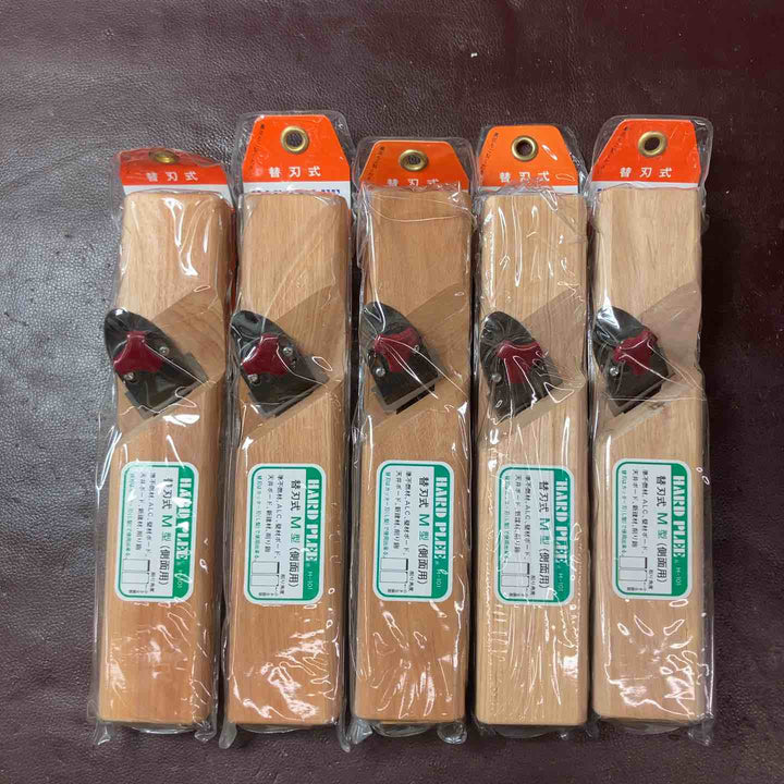 【中古品】 鉋(かんな)秀童・秀正・長光・千代・富鶴・鉋 HARD PLEE H-101 替刃式 M型(側面用) 5個 計10個 【東大和店】