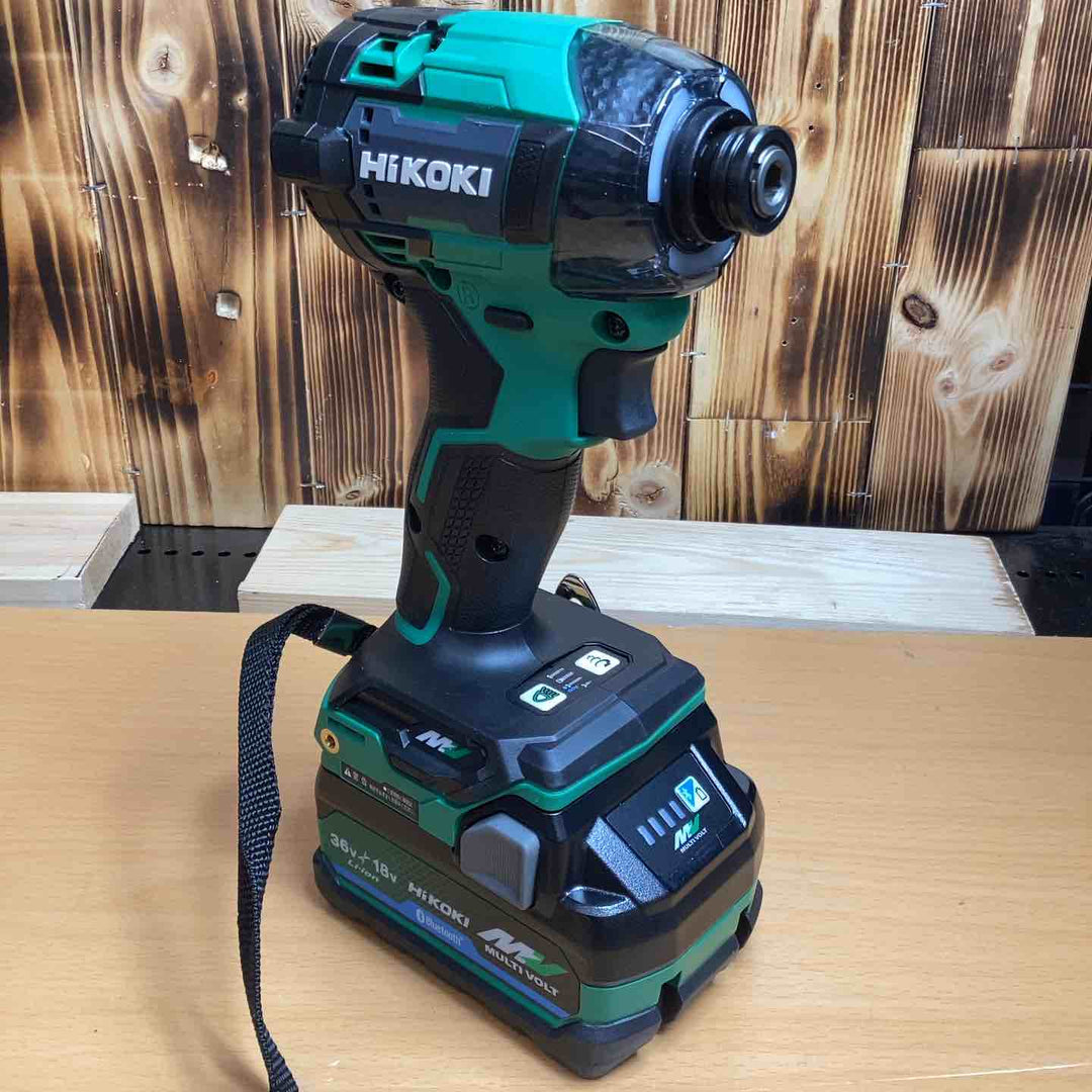 ハイコーキ(HIKOKI ※旧:日立工機) コードレスインパクトドライバ アグレッシブグリーン WH36DD(2XHLSZ) DIY ネジ ボルト 穴あけ 研磨 金属 研削【越谷店】