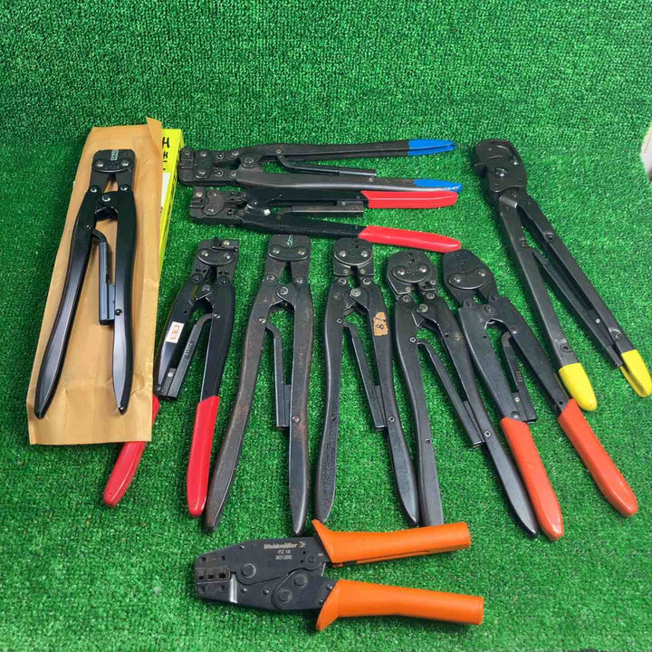 手動圧着工具セット YHT2622/CT-2230/PZ16 901260/YNT-1210S/NTK T-212/18-16 TYPE-F/YNT1614 H-7 計10点