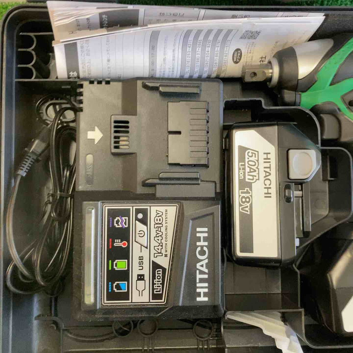 ◇ハイコーキ(HIKOKI ※旧:日立工機) コードレスインパクトレンチ  WR18DBDL(2LJCK)(L)【町田店】