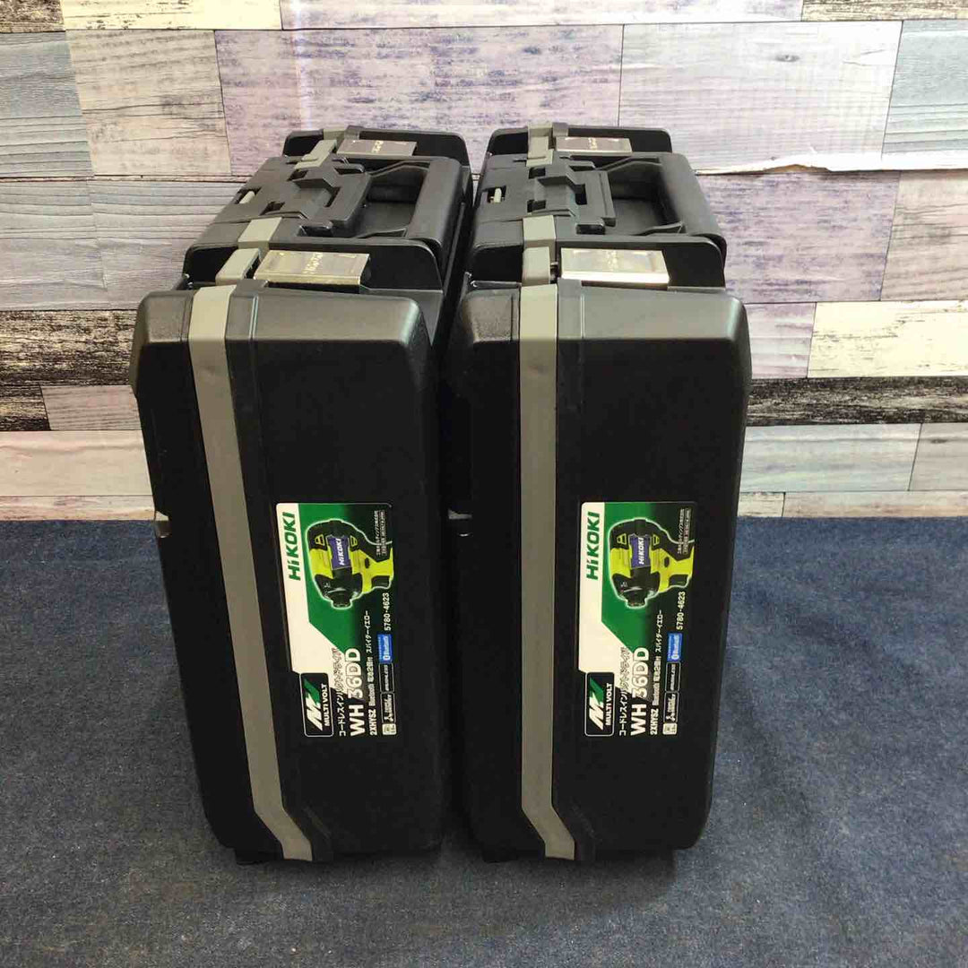 ハイコーキ(HIKOKI ※旧:日立工機) コードレスインパクトドライバ スパイダーイエロー WH36DD(2XHYSZ) 2台セット【八潮店】