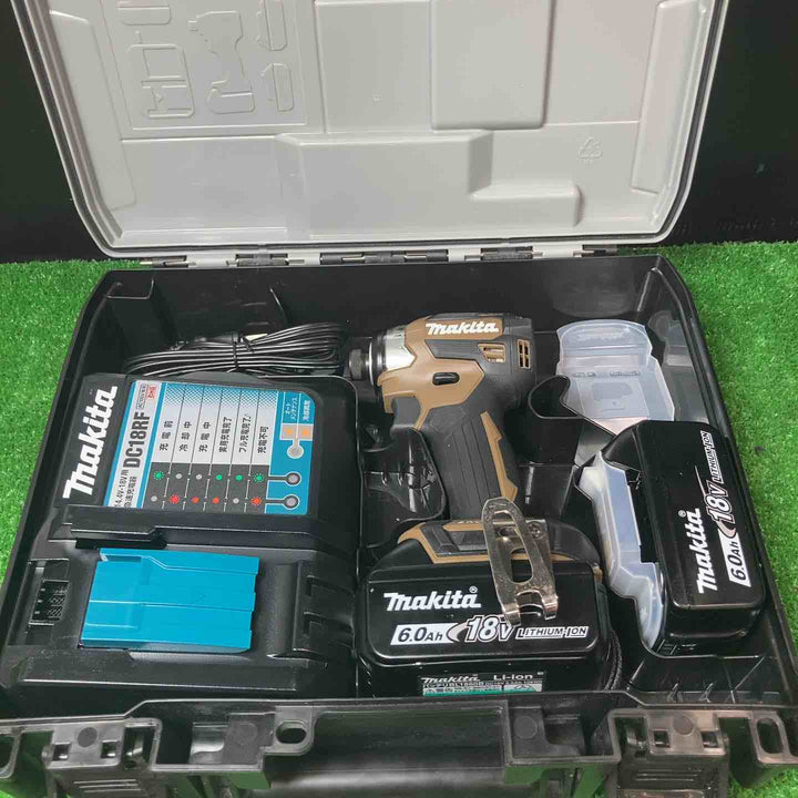 【美品】★マキタ(makita) コードレスインパクトドライバー TD173DGXAB バッテリー充電1回ずつ！【岩槻店】