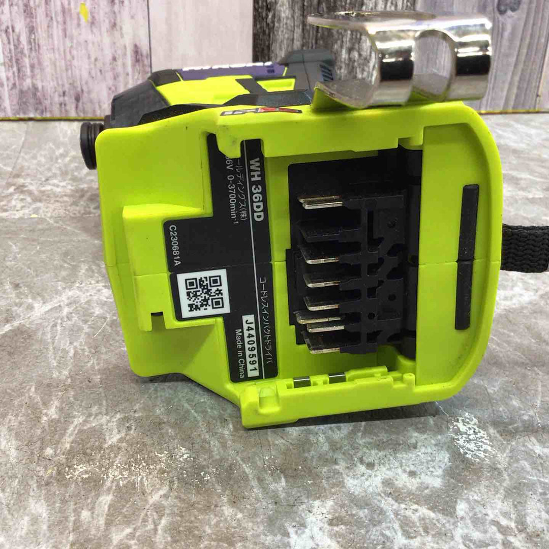 【中古品】★ハイコーキ HIKOKI 36V コードレスインパクトドライバ スパイダーイエロー WH36DD(2XHYSZ)【八潮店】