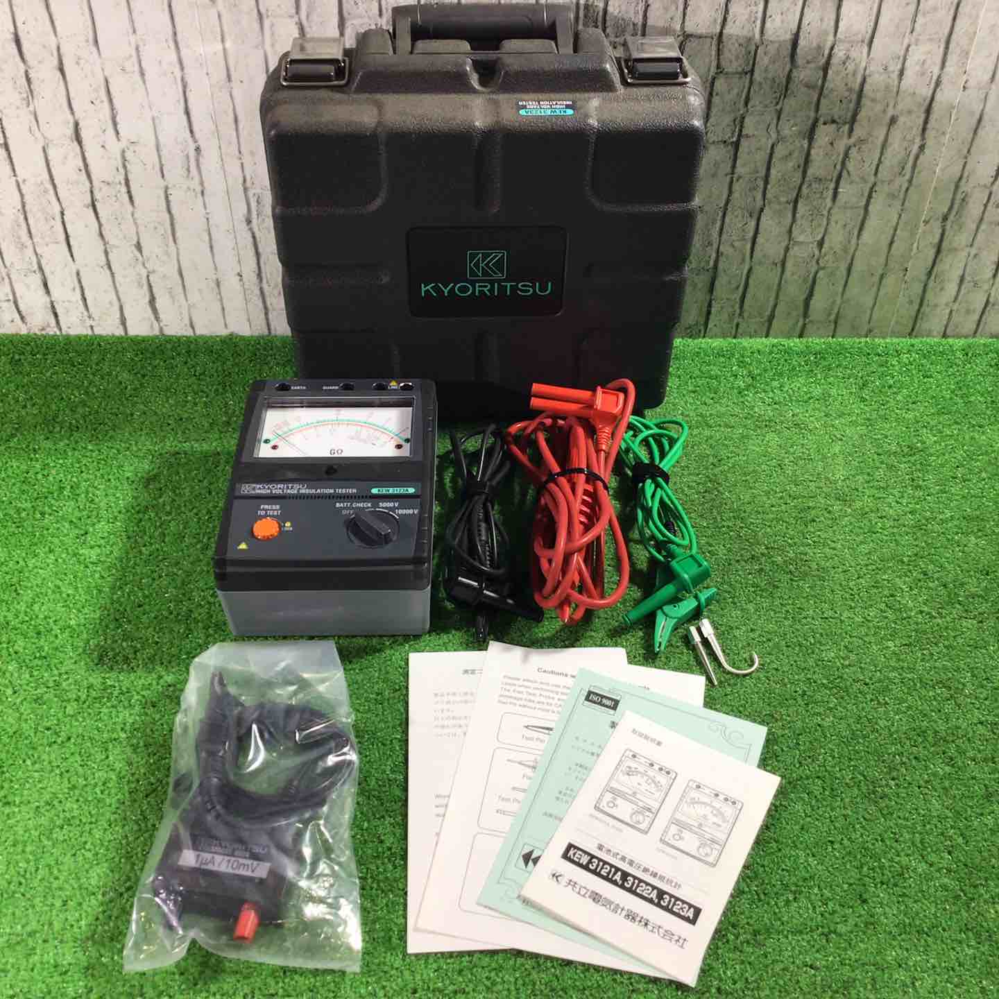 □共立電気計器 (KYORITSU) 高圧絶縁抵抗計 KEW3123A【川口店】 □共立電気計器 (KYORITSU) 高圧絶縁抵抗計 KEW3123A【川口店