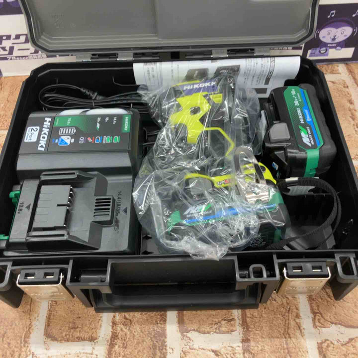 ★ハイコーキ(HIKOKI ※旧:日立工機) コードレスインパクトドライバ スパイダーイエロー WH36DD(2XHYSZ)【所沢店】