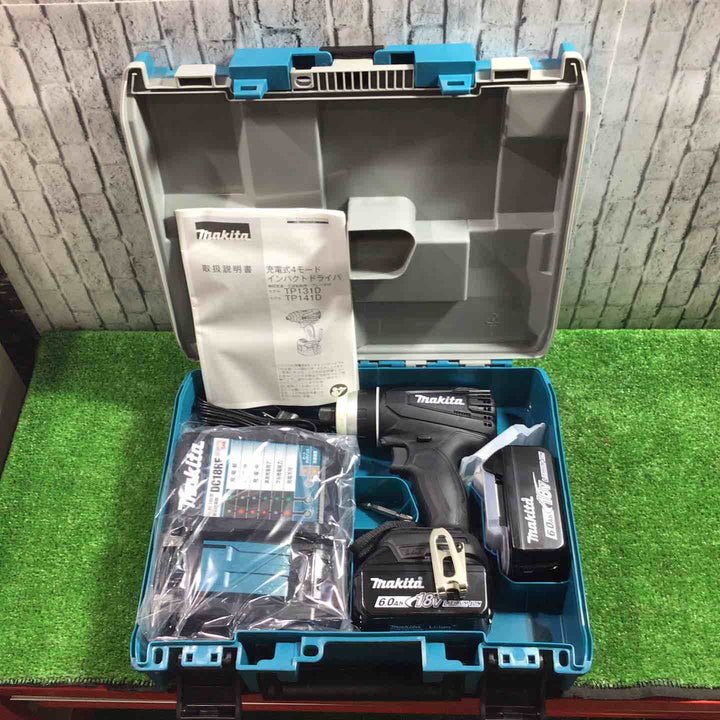 ★マキタ(makita) コードレス4モードインパクトドライバー TP141DRGXB【川口店】