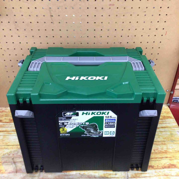 HiKOKI(ハイコーキ) 旧日立工機 36V マルチボルト コードレス 集塵丸のこ 改良型 のこ刃径 100mm/125mm兼用 Bluetooth蓄電池・充電器・システムケース4付 のこ刃別売り C3605DYB(XPS)【川崎店】