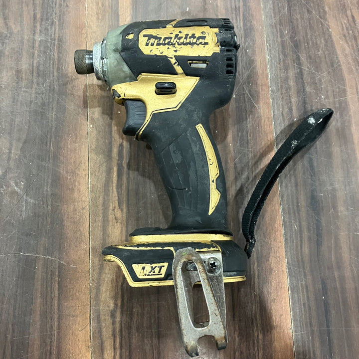 【現状品】◇マキタ(makita) コードレスインパクトドライバー 18V ゴールド TD148DSP1 (TD148DRTX) 100周年 保証なし【川口店】