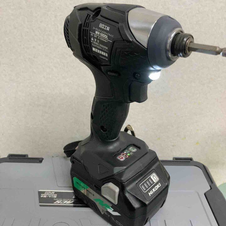 ◇ハイコーキ(HIKOKI ※旧:日立工機) 18Vコードレスインパクトドライバ WH18DDL(LXCK)(B)【町田店】