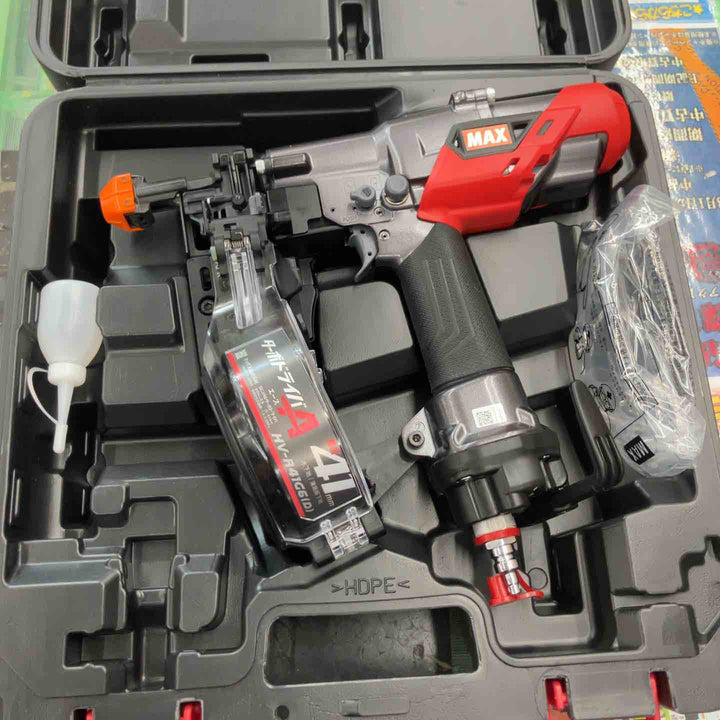 【中古美品】 マックス/MAX 高圧エアネジ打ち機・HV-R41G6(D)-G 【桶川店】