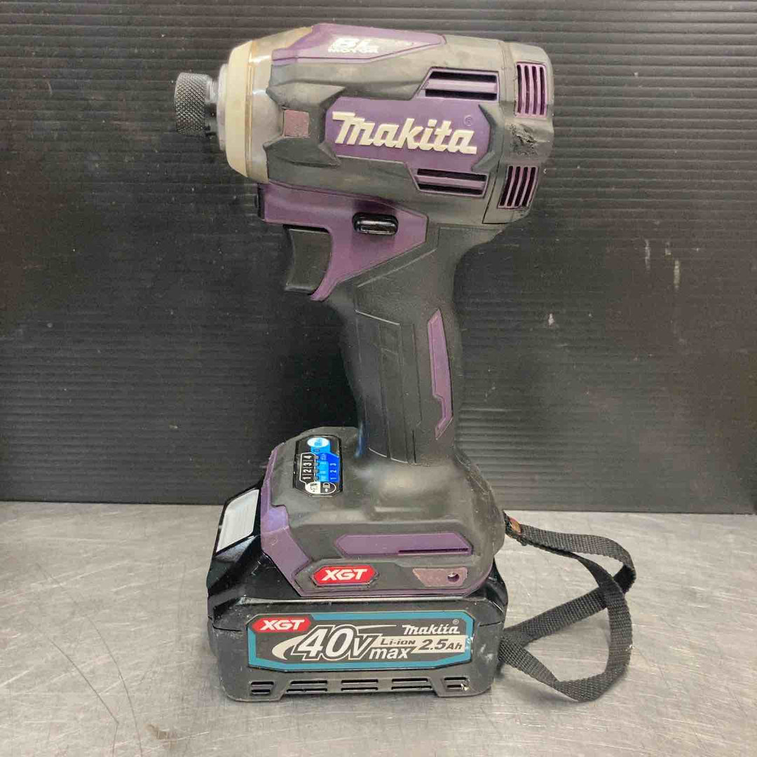 【中古品】 マキタ(makita) 40V コードレスインパクトドライバー TD001GDXAP パープル/紫 フルセット品 【東大和店】