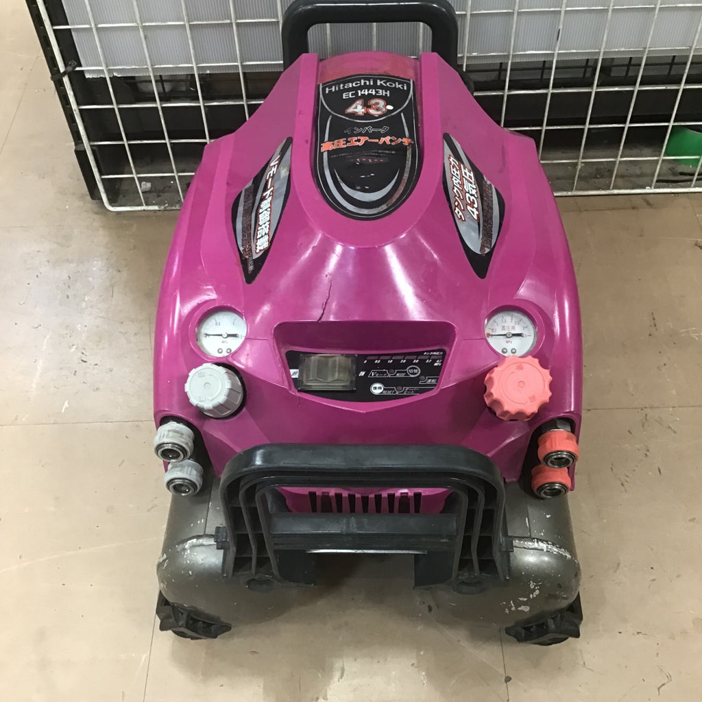 ☆ハイコーキ(HIKOKI ※旧:日立工機) エアコンプレッサー EC1443H【草加 