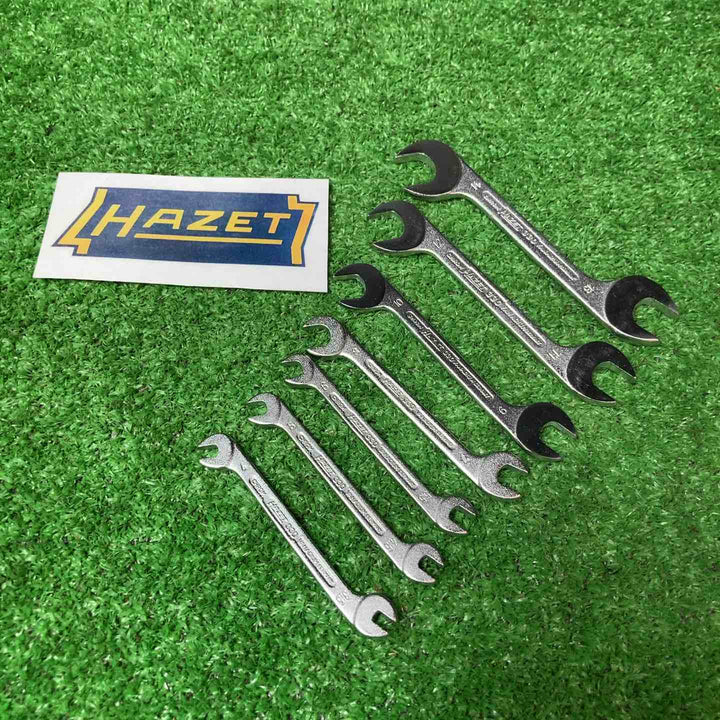 【美品】ハゼット(HAZET) ミニアングルオープンエンドレンチ 7本組 330（3.5mm-14mm）【岩槻店】