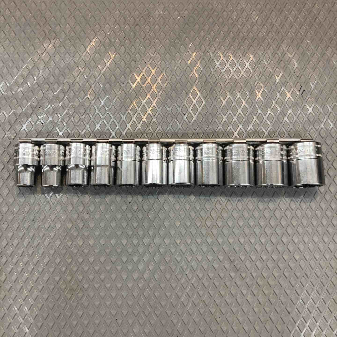 【中古品】Snap-on SWM12A～SWM24Aスナップオン/シャローソケット11本セット【所沢店】