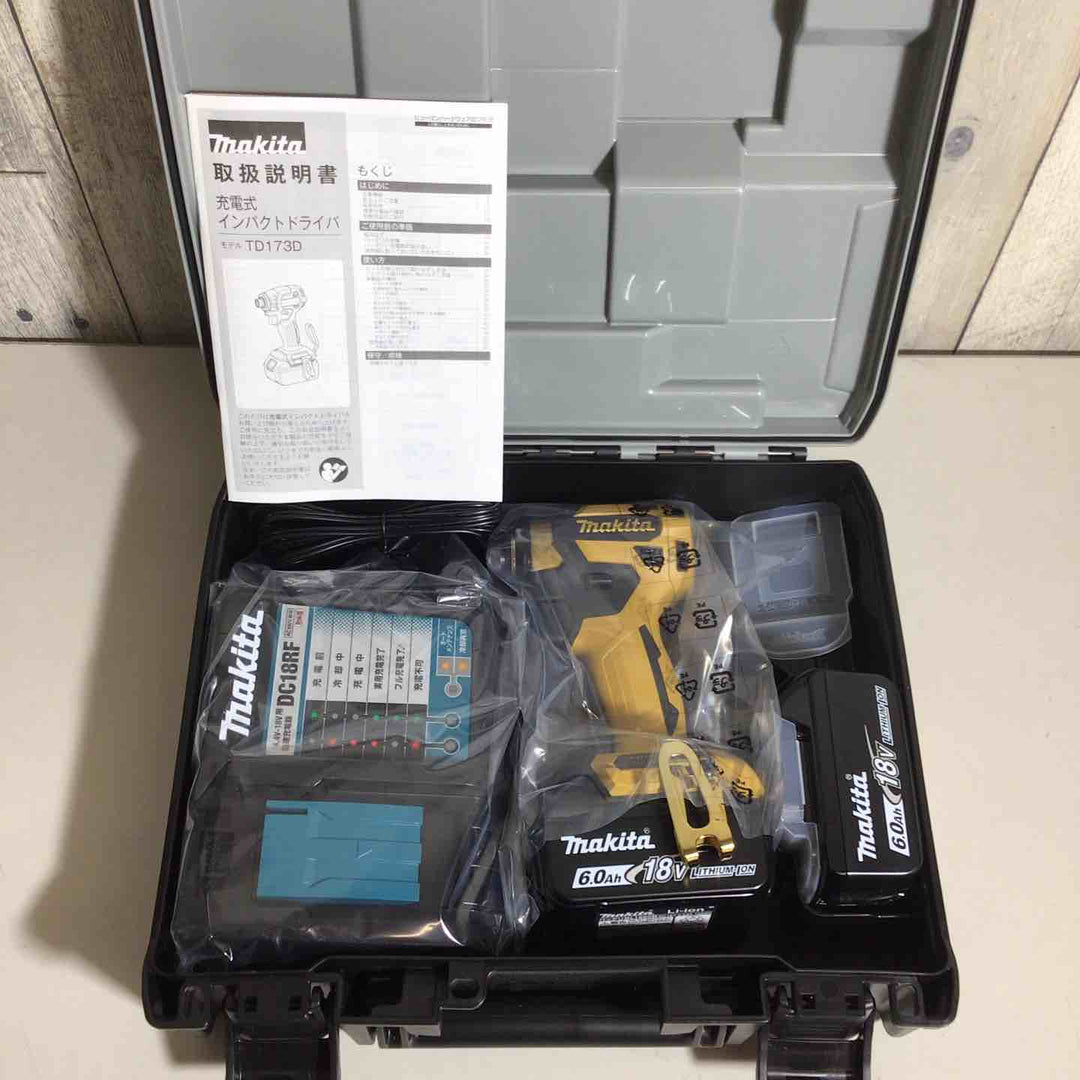 ☆マキタ(makita) コードレスインパクトドライバー TD173DGXPY LTX20周年限定色 プレミアムイエロー【戸田店】