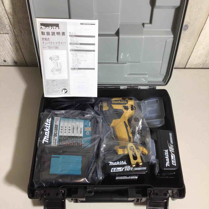 ☆マキタ(makita) コードレスインパクトドライバー TD173DGXPY LTX20周年限定色 プレミアムイエロー【戸田店】