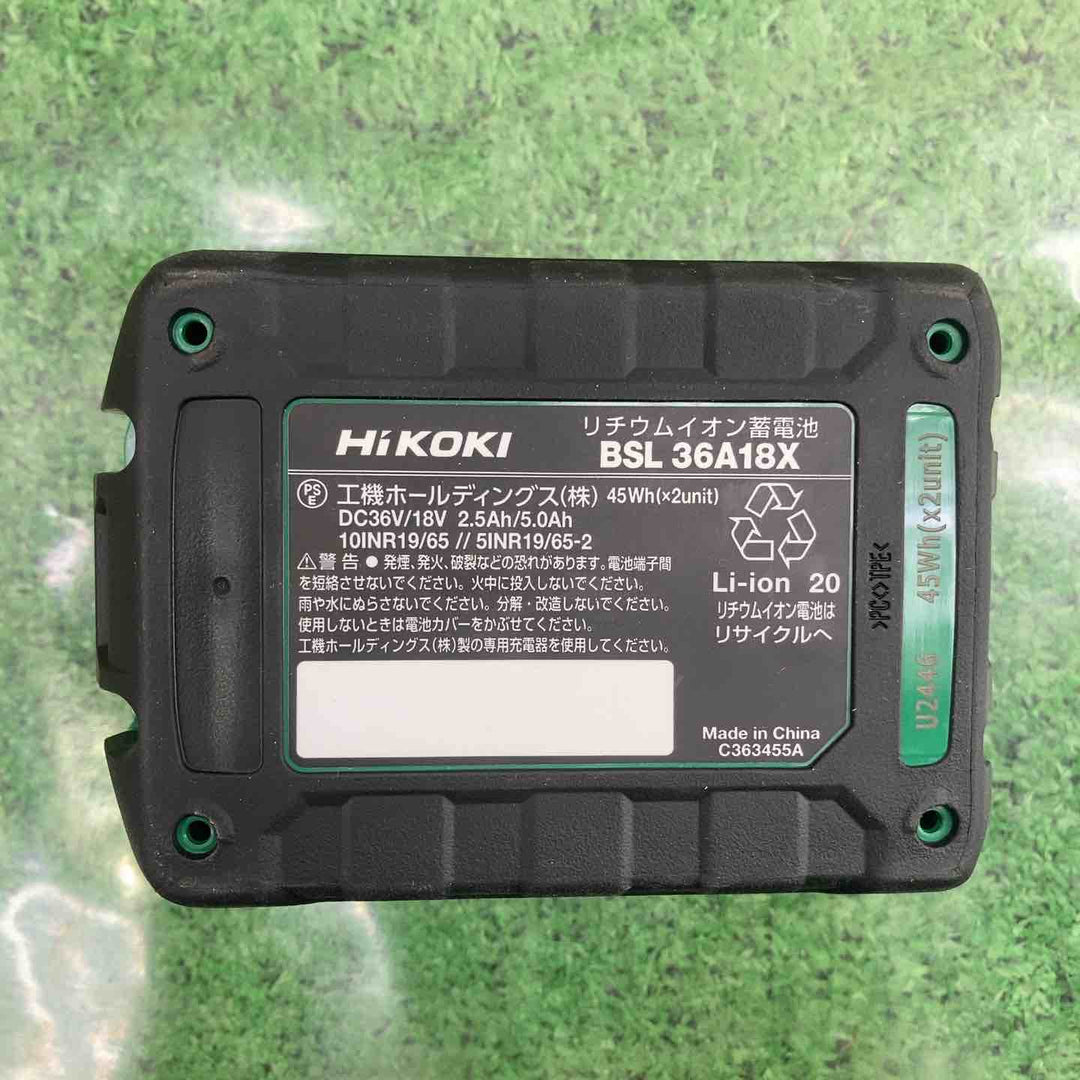 お得なセット品♪ハイコーキ(HIKOKI ※旧:日立工機) リチウムイオンバッテリー 36V/2.5Ah BSL36A18X×10点セット！【町田店】