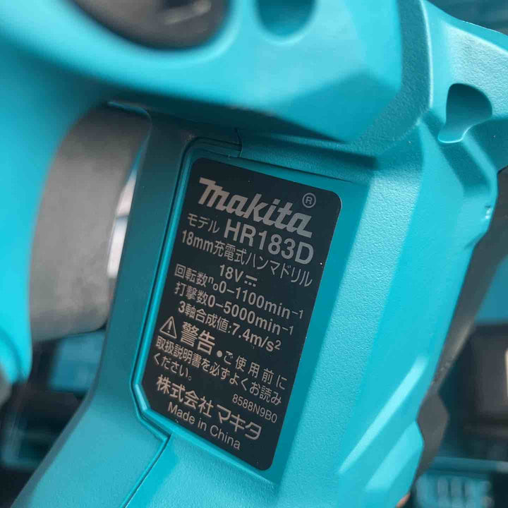 ★マキタ(makita) コードレスハンマドリル HR183DZK【川崎店】