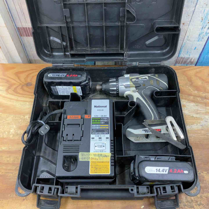 【中古品】★パナソニック(Panasonic) コードレスマルチインパクトドライバー EZ7542LR2S-B 14.4V セット【柏店】