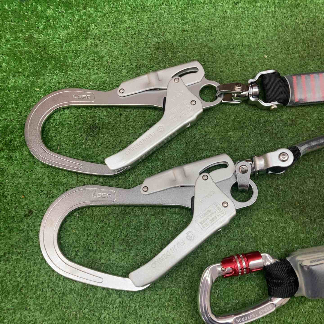 藤井電工ツインランヤードTHL-2-NV93SV-21KS-2R23　3個セット【川越店】