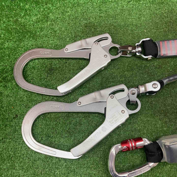 藤井電工ツインランヤードTHL-2-NV93SV-21KS-2R23　3個セット【川越店】