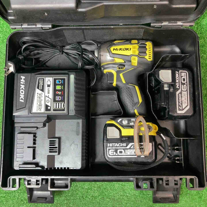 ★ハイコーキ(HIKOKI ※旧:日立工機) コードレスインパクトドライバー WH14DDL2(2LYPK)(Y)【岩槻店】