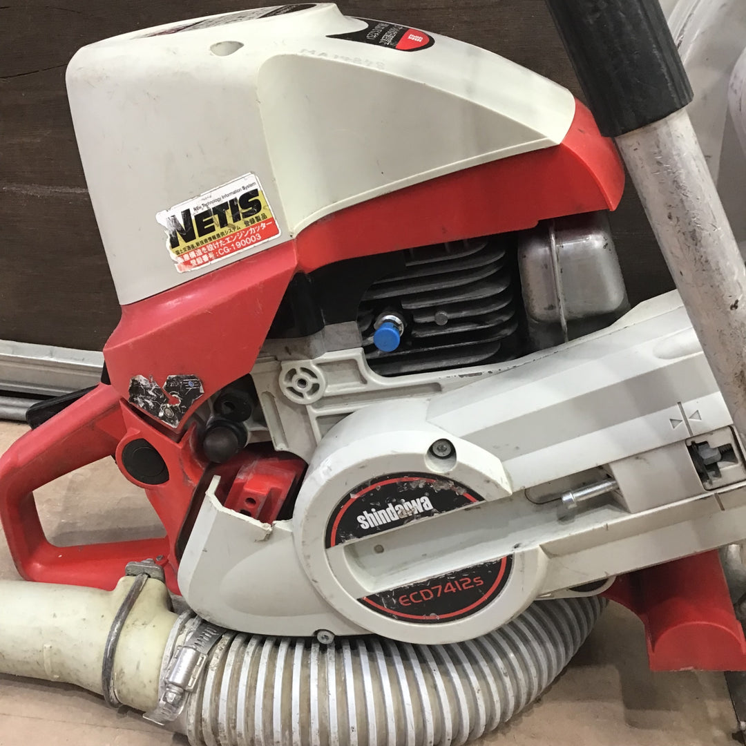 〇Shindaiwa/新ダイワ 集塵式エンジンッカッター ECD7412S【草加店】