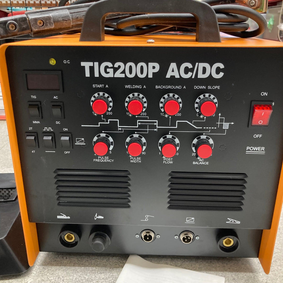 【JUBA/ジューバ】TIG溶接機 TIG200P AC/DC 直流 交流 インバーター 200V 50/60Hz ステンレス溶接 アルミ溶接【八潮店】