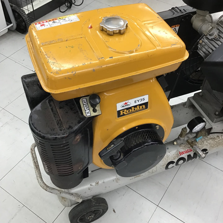 【店頭受取り限定】 アネスト岩田/IWATA エンジンコンプレッサー・PLUE37-7 L37-10 【鴻巣店】